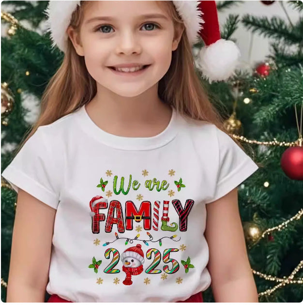 Christmas Clothing T-shirt For Children