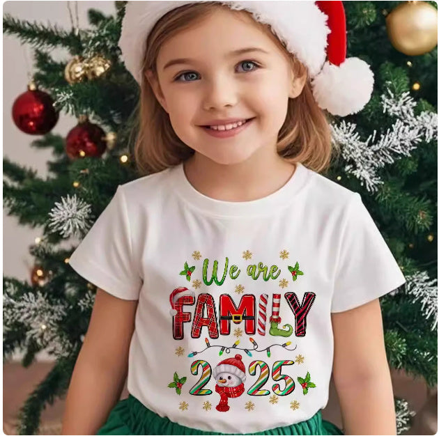 Christmas Clothing T-shirt For Children